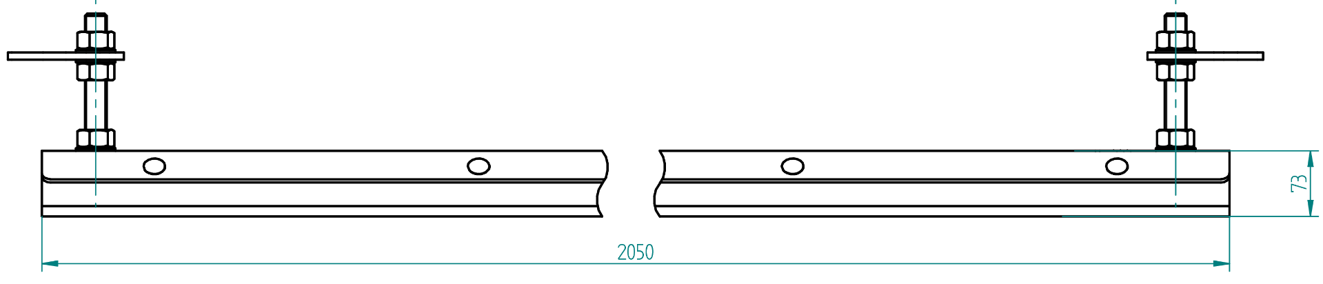 Max: BB 1600mm
